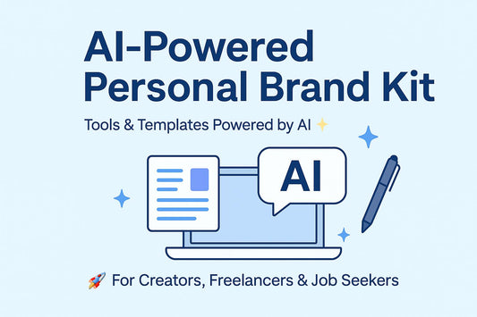 💡 AI-Powered Personal Brand Kit for Professionals & Creators - PREMIUM Kit