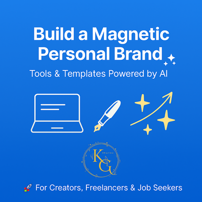 💡 AI-Powered Personal Brand Kit for Professionals & Creators - STARTER Kit